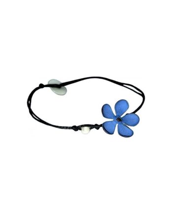 blue flower bracelet