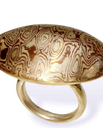 Mokume gane ring