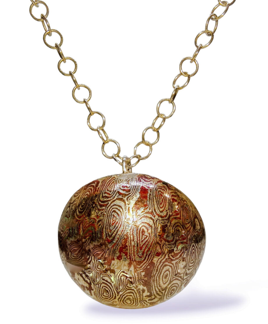 Motif Mokume gane bull