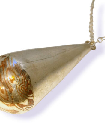 Motif cone with mokume gane bull