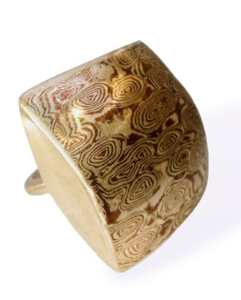 Mokume gane ring