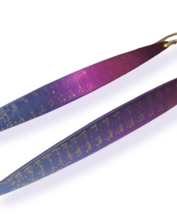 Anodizing titanium earrings