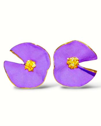 medium purple earrings