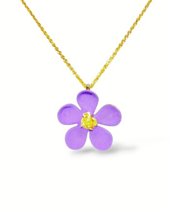 Small purple flower motif